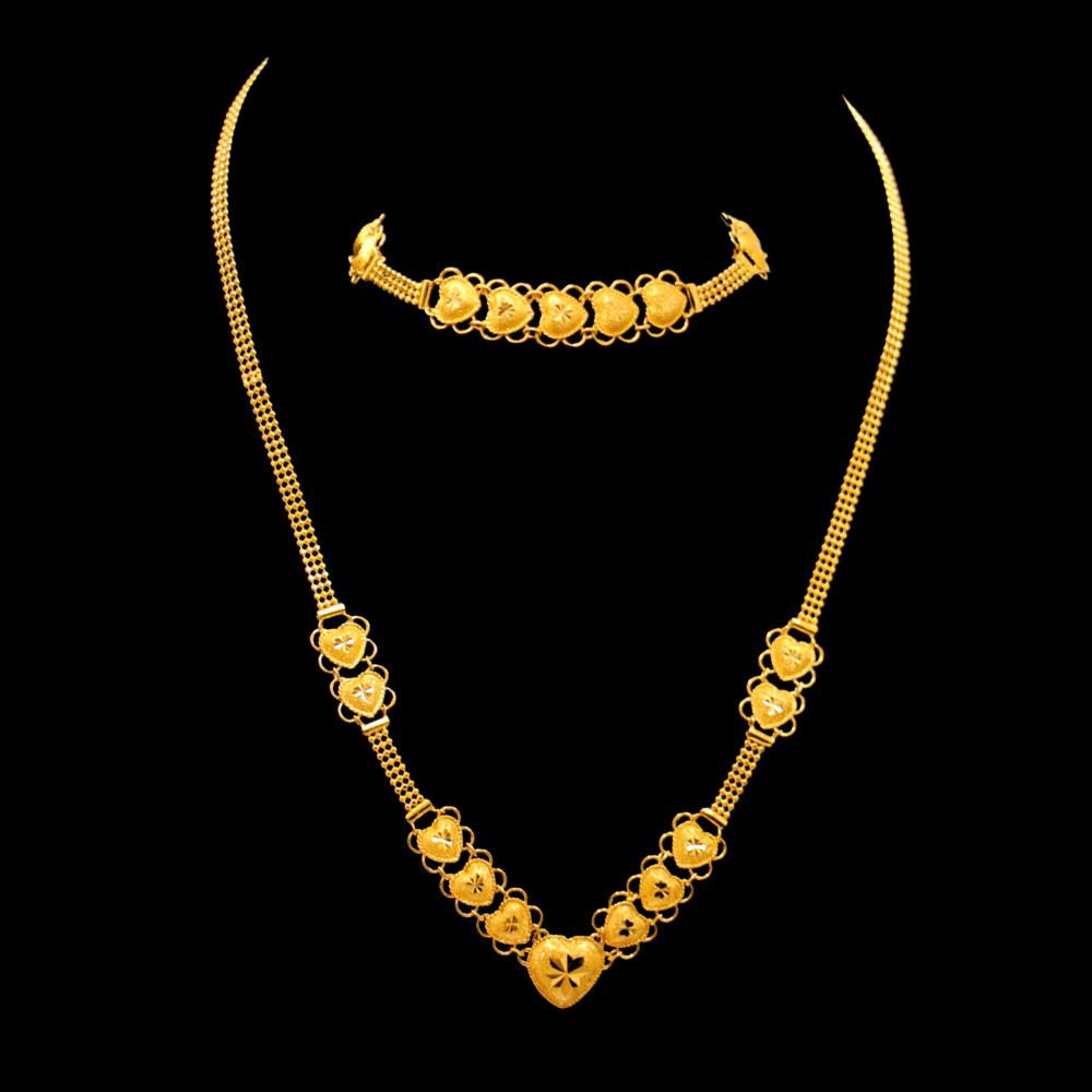 21K Short Necklace Set – SB27226